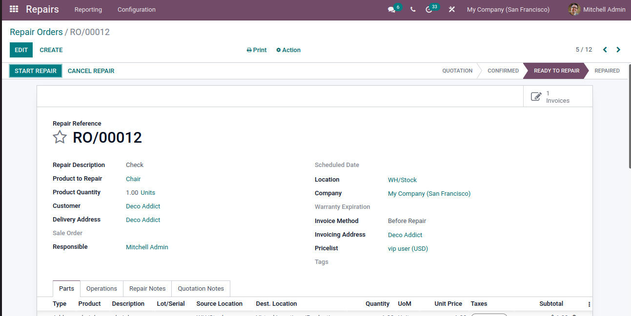 odoo module