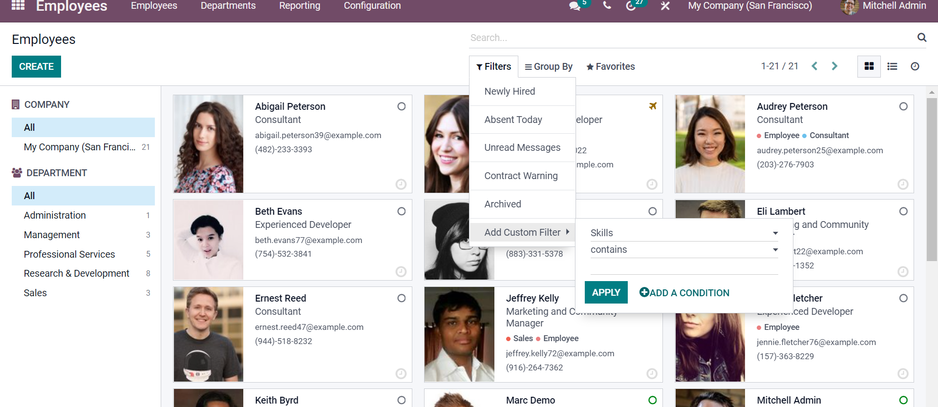 Odoo Skill Management Employee Skill Management in Odoo 15