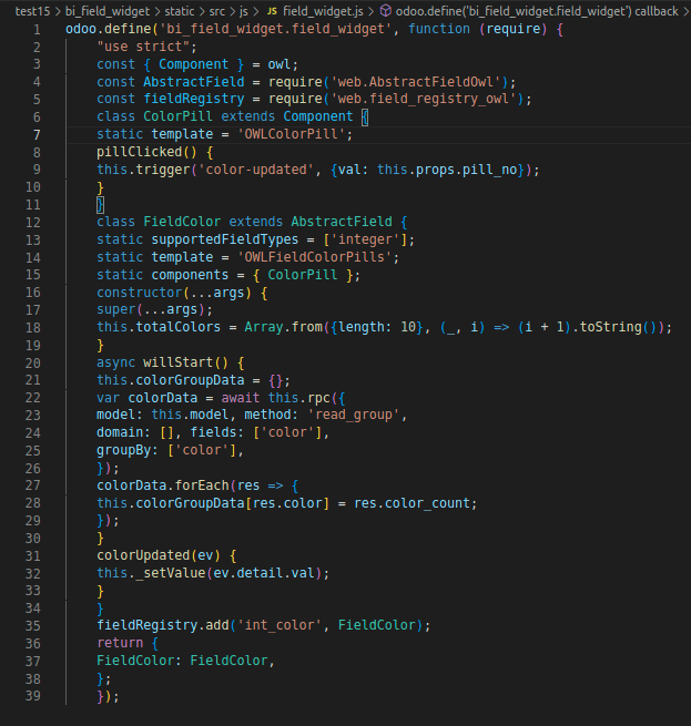 JavaScript-code