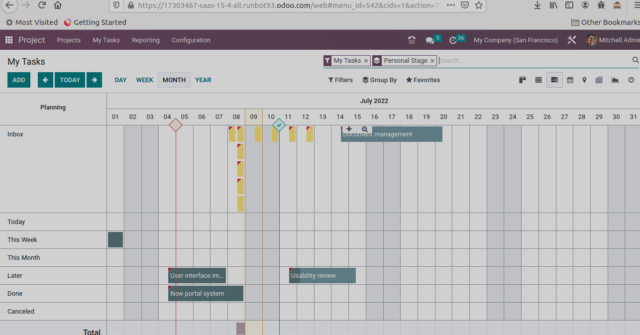 gantt views