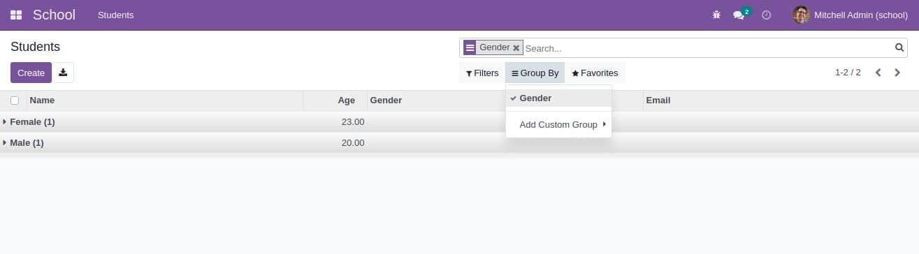 odoo-search-view