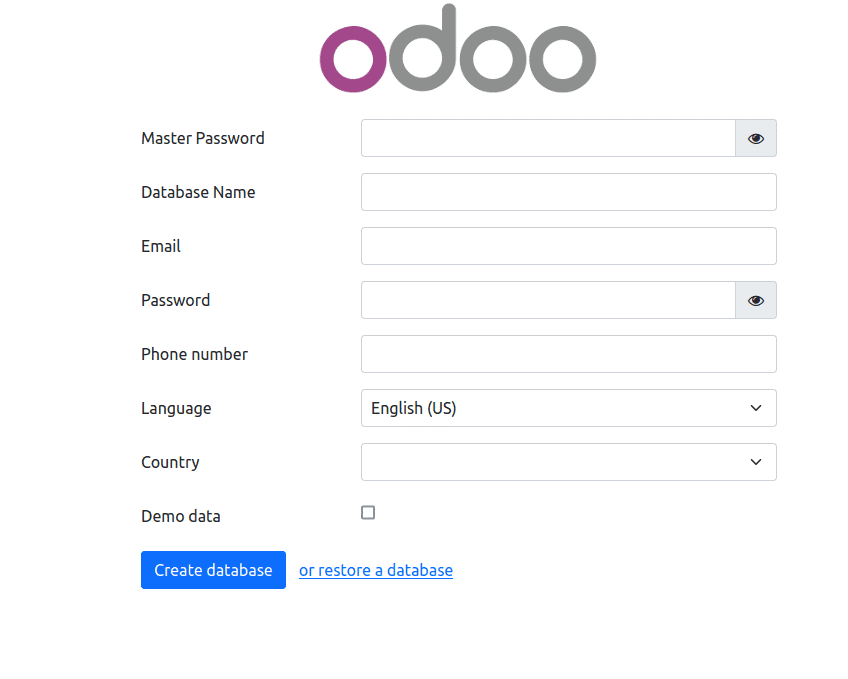odoo-database-management