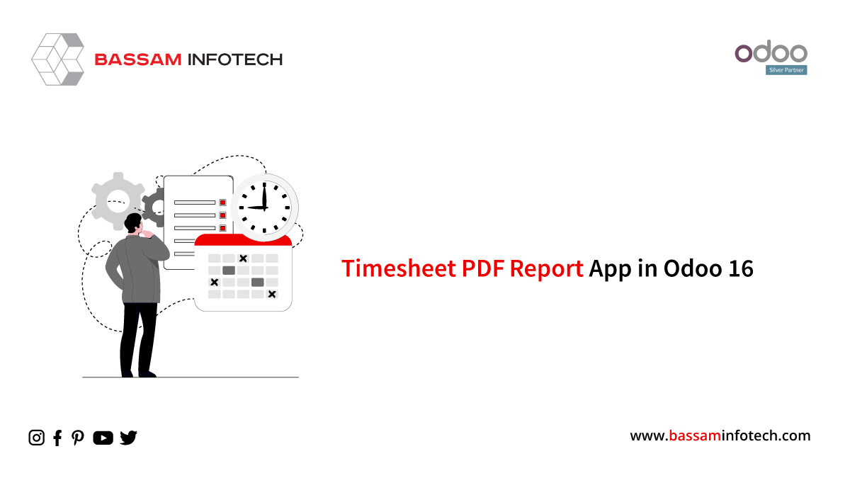 PDF Report App for Timesheets in Odoo 16