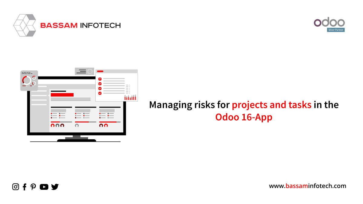 Managing Risks for Projects and Tasks in the Odoo-16 App