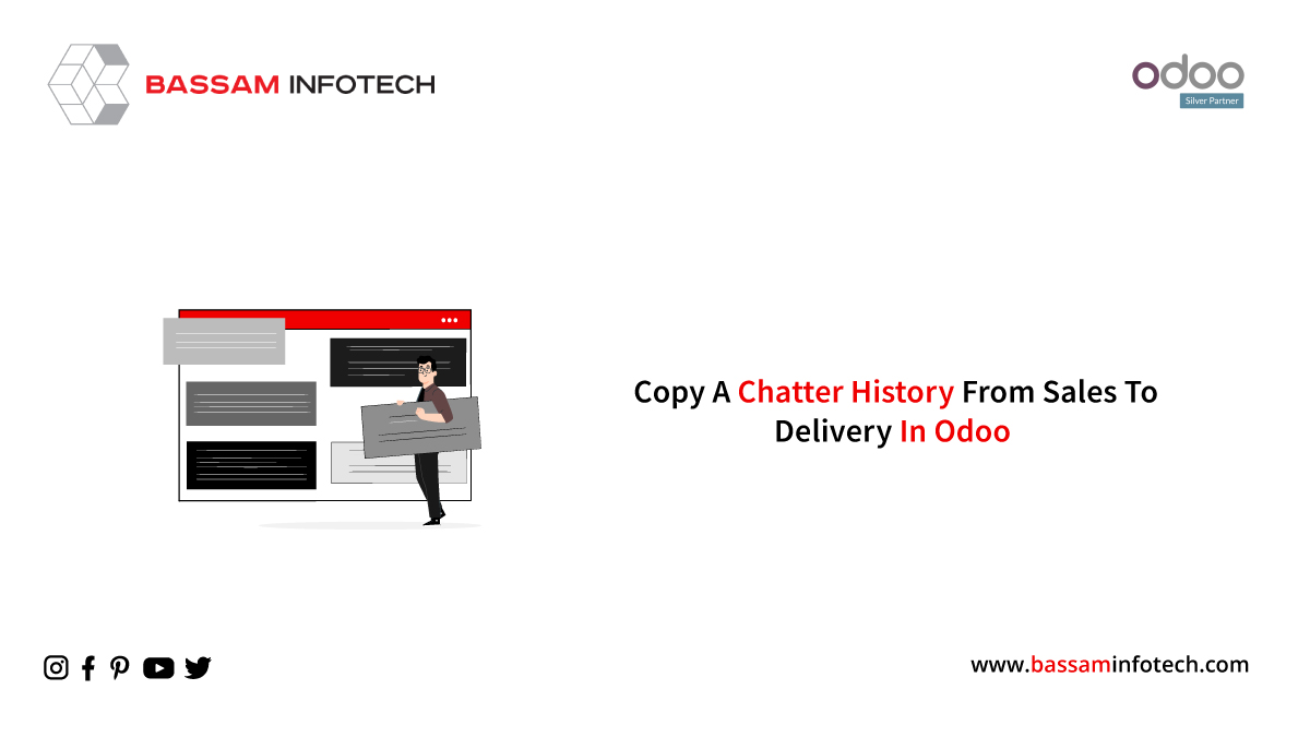 Copy a Chatter History from Sales to Delivery in Odoo